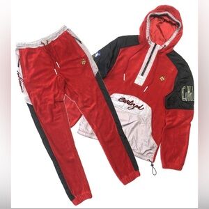 CIVILIZED POLAR FLEECE SET W/ NYLON TRIM

STYLE: CV5069-5070

COLOR: RED